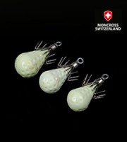 몽크로스 에기프리 물방울 A-type</br> 야광딤플 봉돌 1p